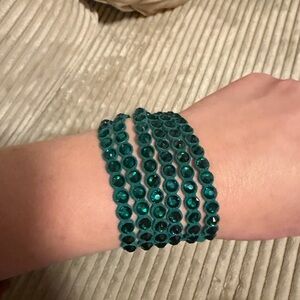 Swarovski Teal Crystal Bracelet